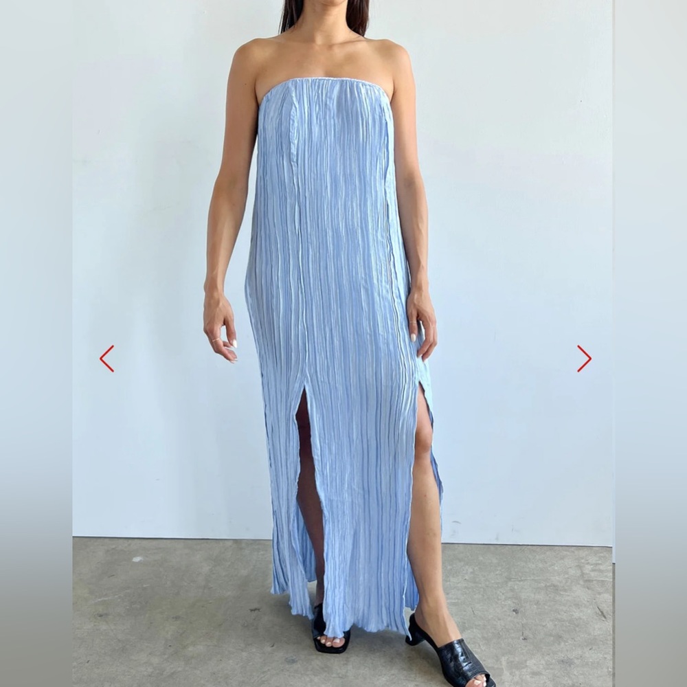 LAAGAM Siren Dress in sky blue